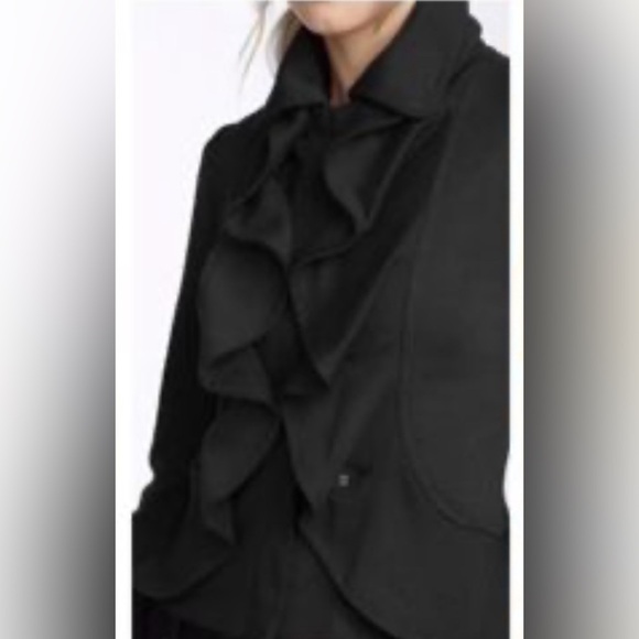 INC International Concepts Jackets & Blazers - Darling New York Inc. Ruffled Front Jacket Size Petite Small